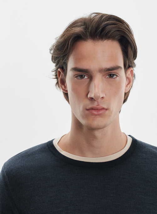 Pull en laine mérinos - MAJESTIC FILATURES