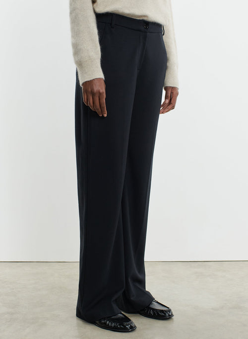 Pantalón de viscosa, poliamida y elastano - MAJESTIC FILATURES