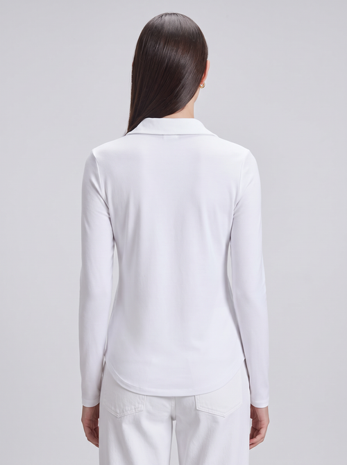Viscose and elastane shirt - MAJESTIC FILATURES
