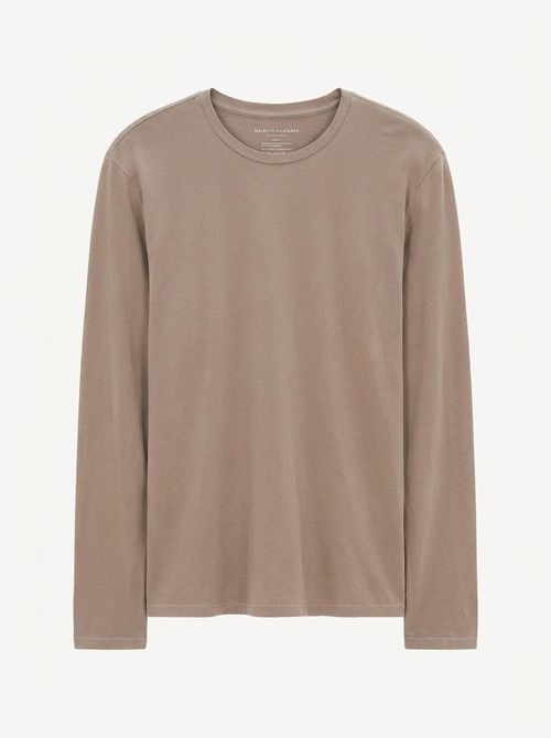Camiseta de algodón orgánico y elastano - MAJESTIC FILATURES